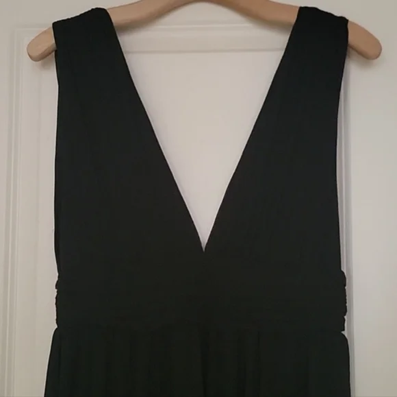 Lulus NWOT Heavenly Hues Black Maxi Dress Size L - Picture 5 of 11